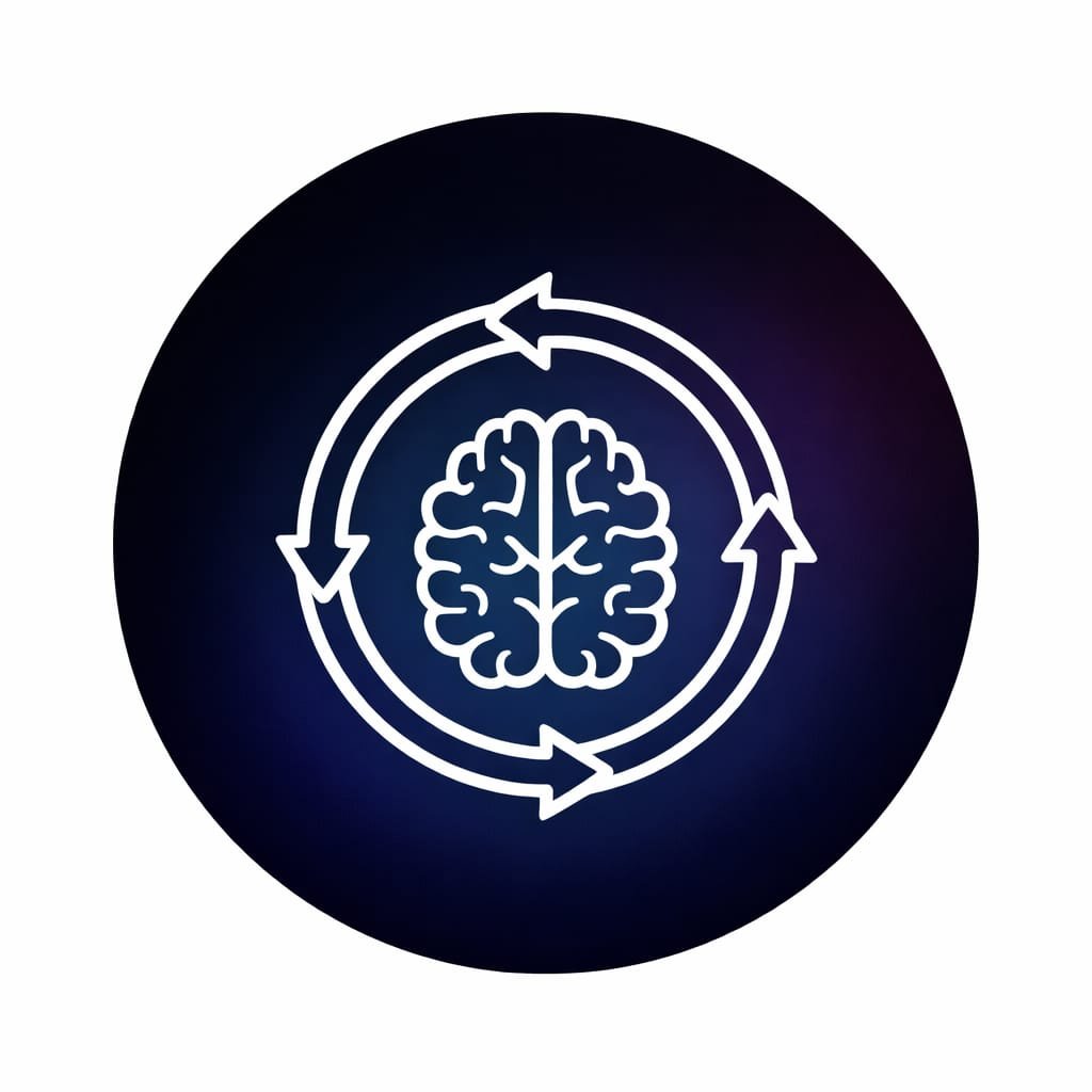 Ilustração mostrando como os hábitos funcionam no cérebro